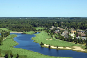 Aerial view of Thornberry Creek at Oneida in Oneida, Wisconsin