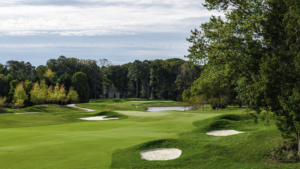 Golf hole at Links at Perry Cabin in St. Michaels, Maryland