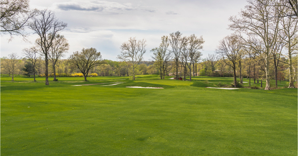 Golf hole at Rock Spring Golf Club in West Orange, New Jersey