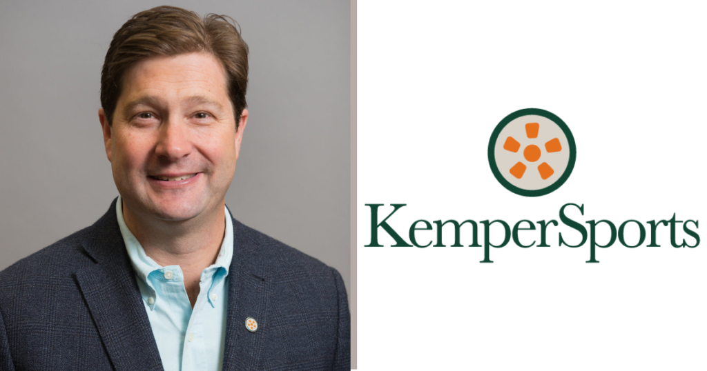 KemperSports President Josh Lesnik and KemperSports logo