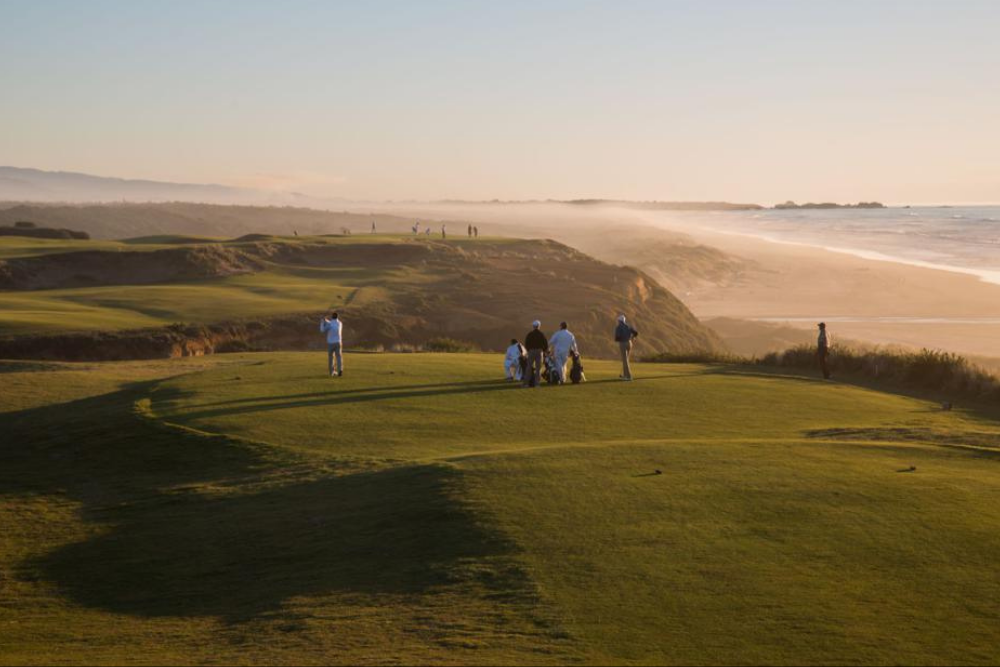 The 16th hole at Bandon Dunes, one of six courses at the KemperSports managed property