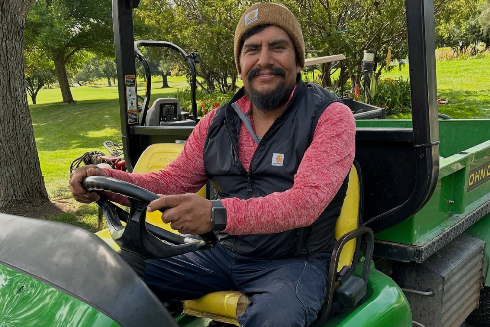 Vernon Hills Golf Course Superintendent Gilberto Aguilera
