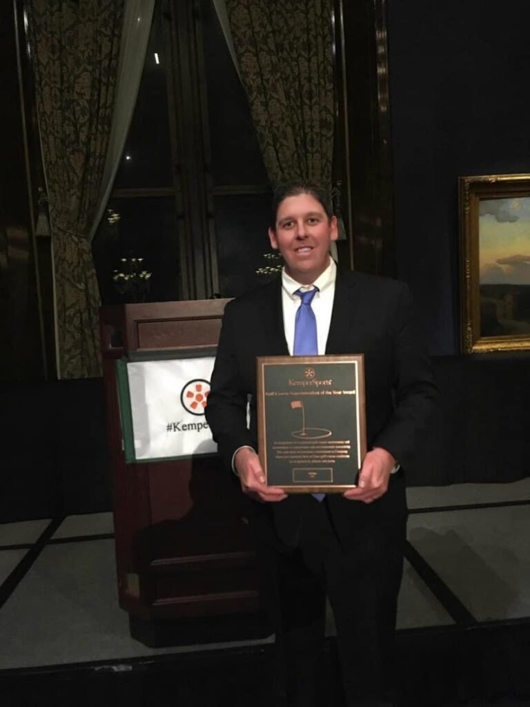 2018 KemperSports Superintendent of the Year Will Bell