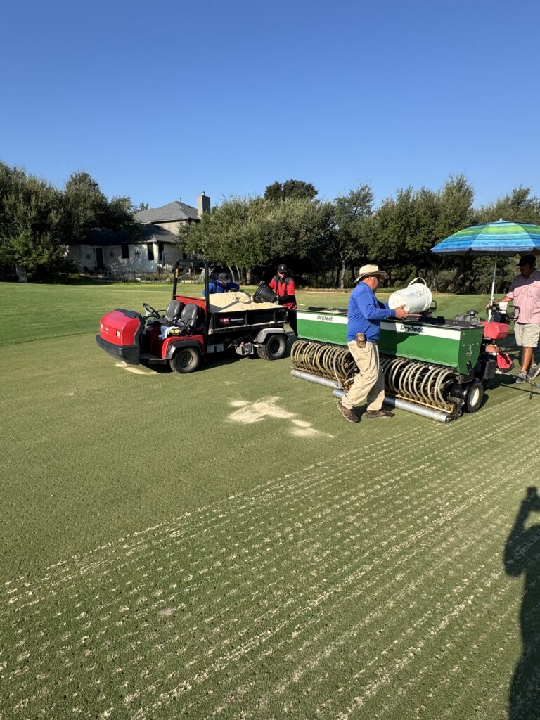 Grounds and grounds team at Forest Creek Golf Club in Round Rock, TX