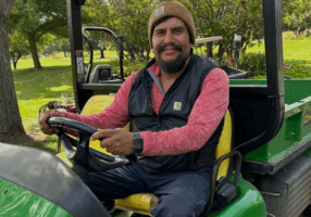 Vernon Hills Golf Course Superintendent Gilberto Aguilera